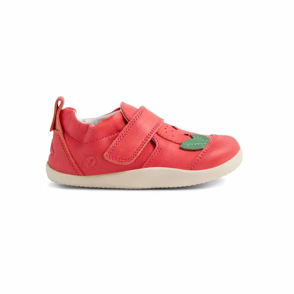 scarpa primi passi Bobux Xplorer Tommy Tomato Grenadine rossa in pelle