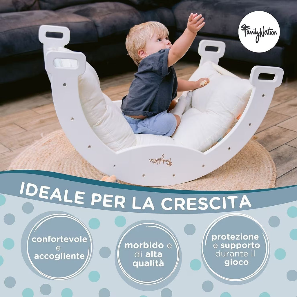 Family Nation Cuscino per Arco Montessori Rainbow