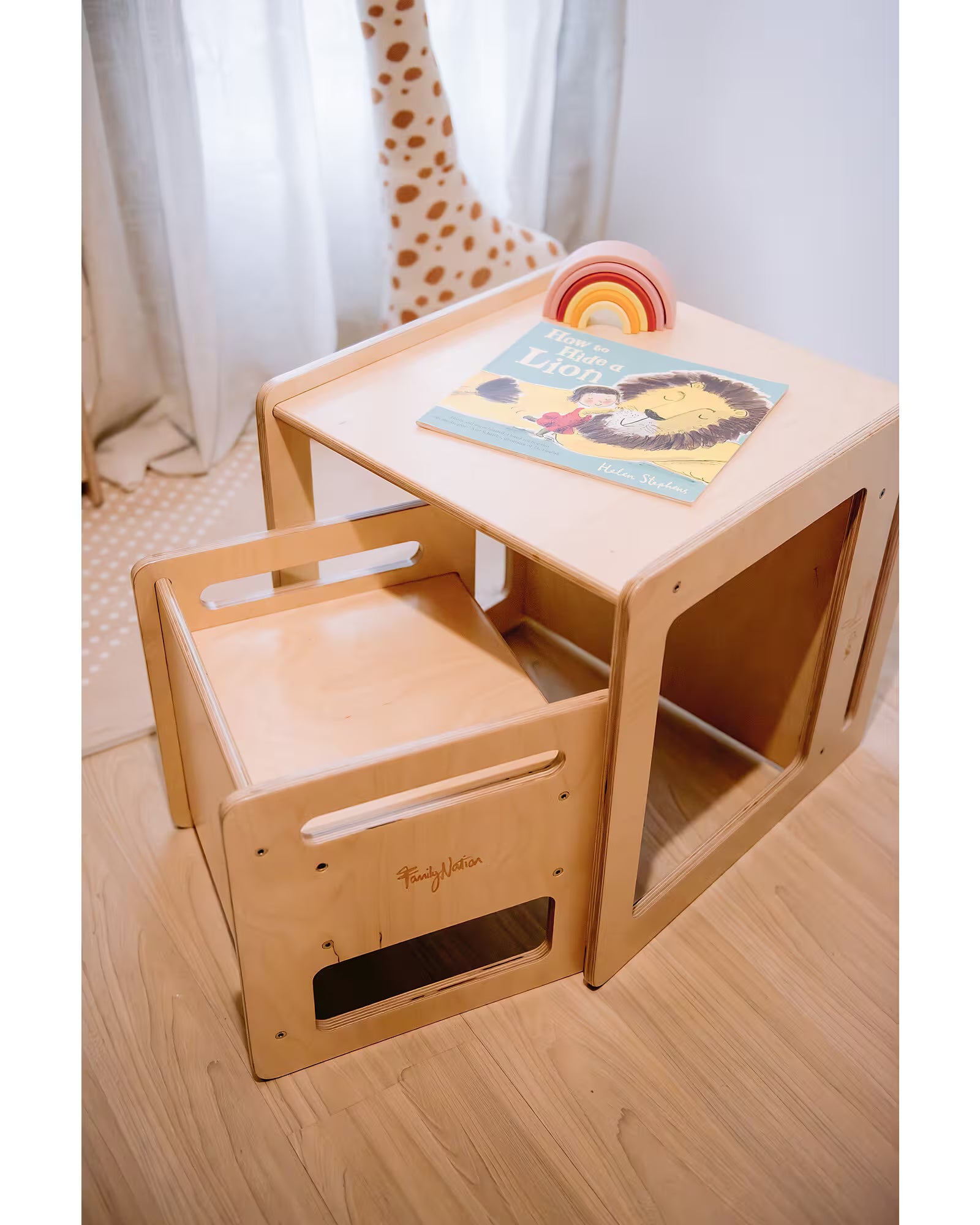 Family Nation Set Tavolo+Sedia Montessori Evolutivi