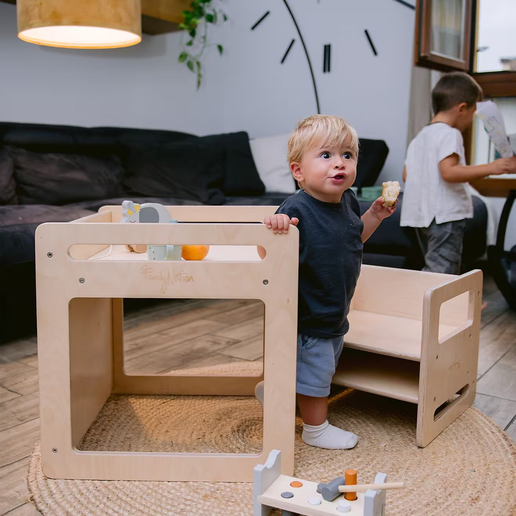 Family Nation Set Tavolo + Sedia Montessori Evolutivi