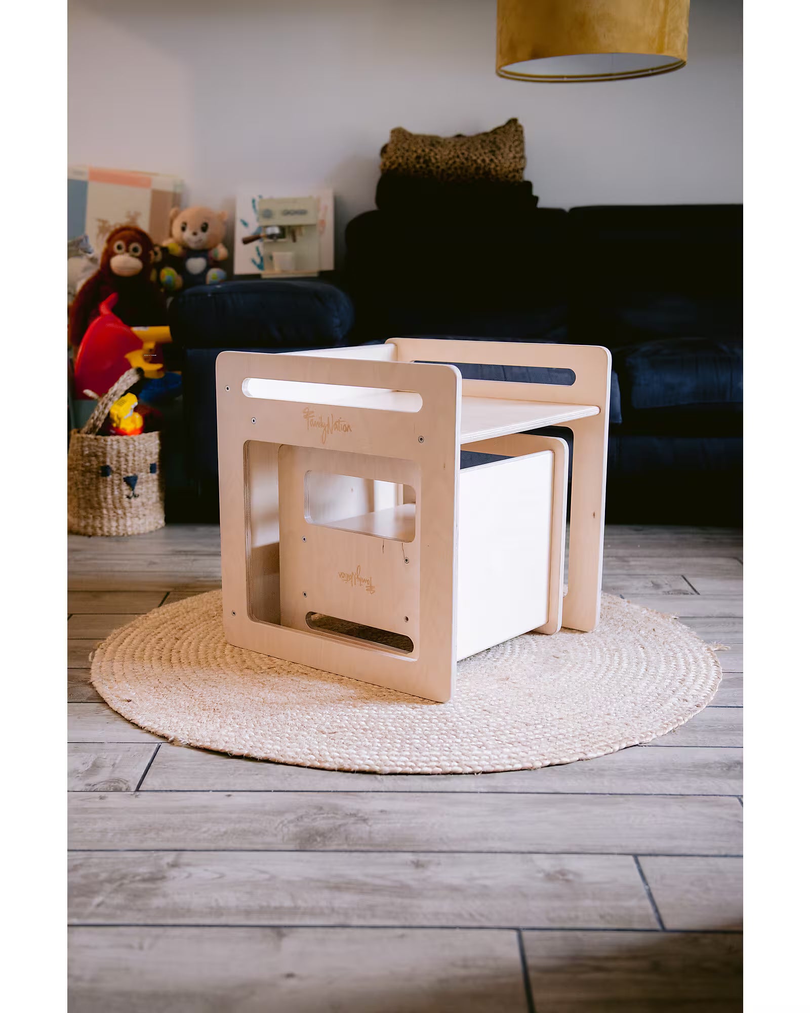 Family Nation Set Tavolo+Sedia Montessori Evolutivi