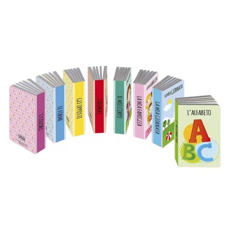 La mia prima biblioteca Leggo e imparo in scena lettura, libri prima infanzia