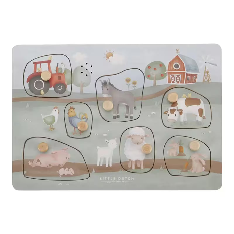 Little Dutch Puzzle sonoro in legno