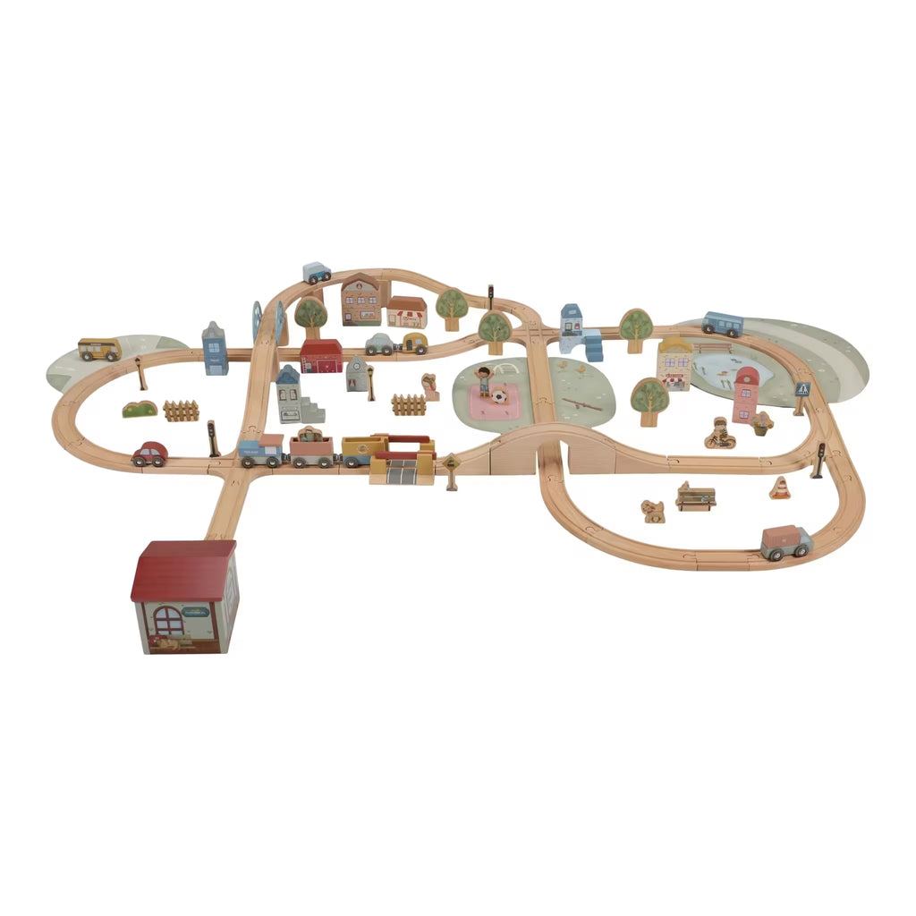 Little Dutch Pista treno in legno XL
