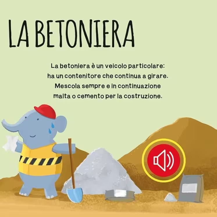 Sassi Junior Libri sonori - I veicoli del cantiere
