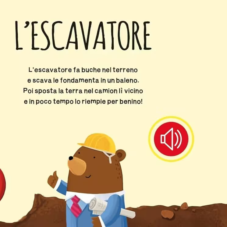 Sassi Junior Libri sonori - I veicoli del cantiere