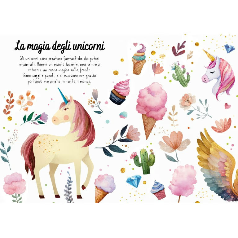 Sassi Magico puzzle ad acqua - Gli unicorni
