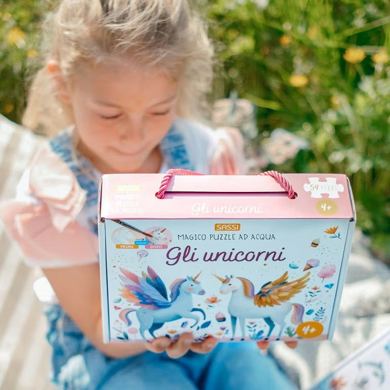 Sassi Magico puzzle ad acqua - Gli unicorni