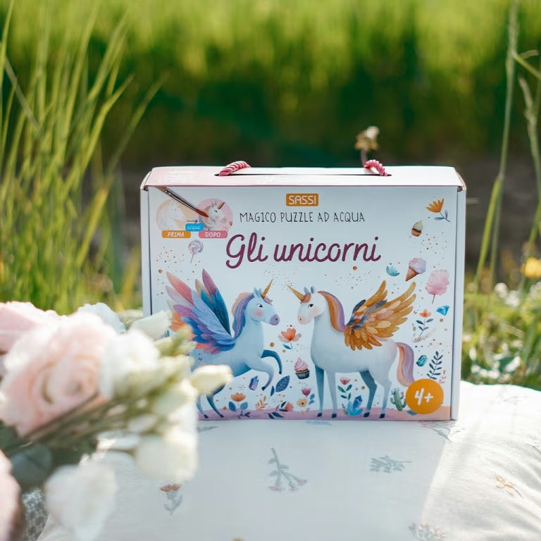 Sassi Magico puzzle ad acqua - Gli unicorni