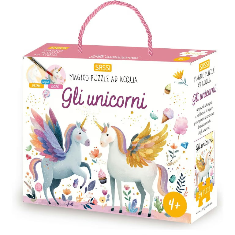 Sassi Magico puzzle ad acqua - Gli unicorni
