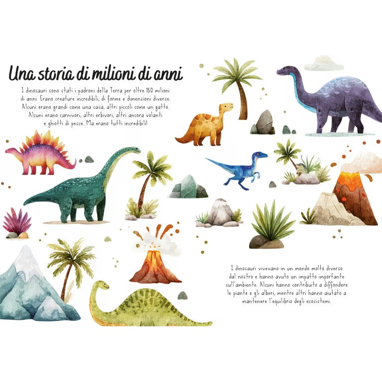 Sassi Magico puzzle ad acqua - I dinosauri