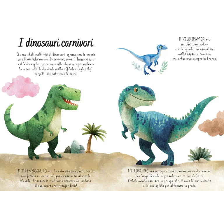 Sassi Magico puzzle ad acqua - I dinosauri