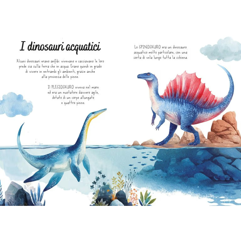 Sassi Magico puzzle ad acqua - I dinosauri