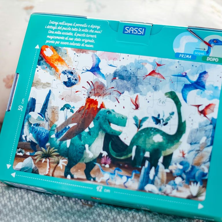 Sassi Magico puzzle ad acqua - I dinosauri